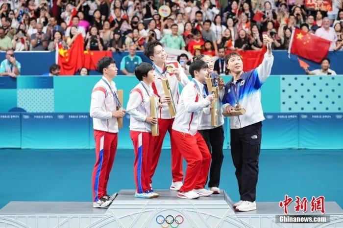 巴黎奥运乒乓球五枚金牌尽获中国队再度确立世
