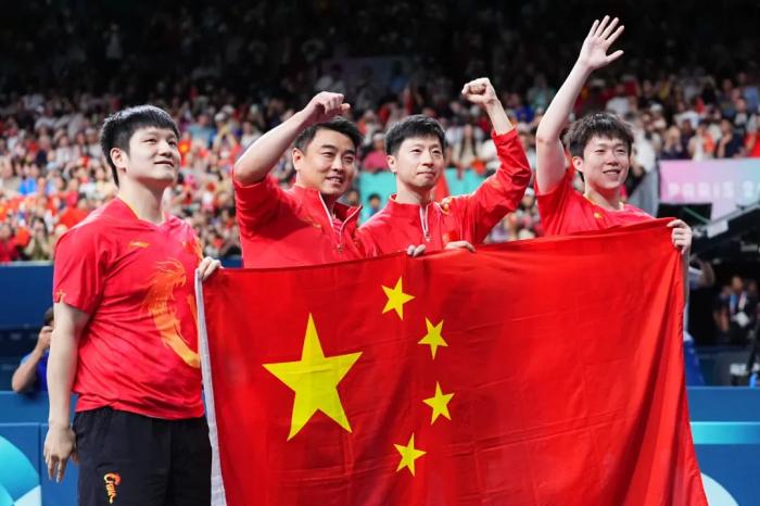 巴黎奥运乒乓球五枚金牌尽获中国队再度确立世