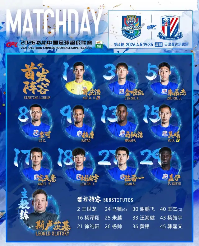 上海申花客场两度落后逆转天津津门虎 点球绝杀